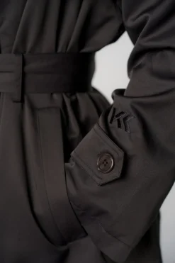 New Karo Kauer Trenchcoat Dark Grey