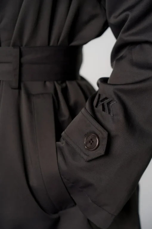 New Karo Kauer Trenchcoat Dark Grey