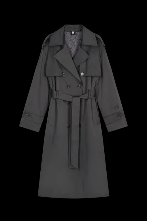 New Karo Kauer Trenchcoat Dark Grey