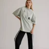 Hot Karo Kauer T-Shirt Glacier Blue
