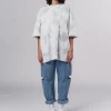 Fashion Karo Kauer T-Shirt Tie Dye