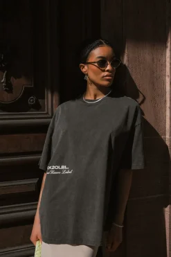Discount Karo Kauer T-Shirt Washed Grey KK20LBL