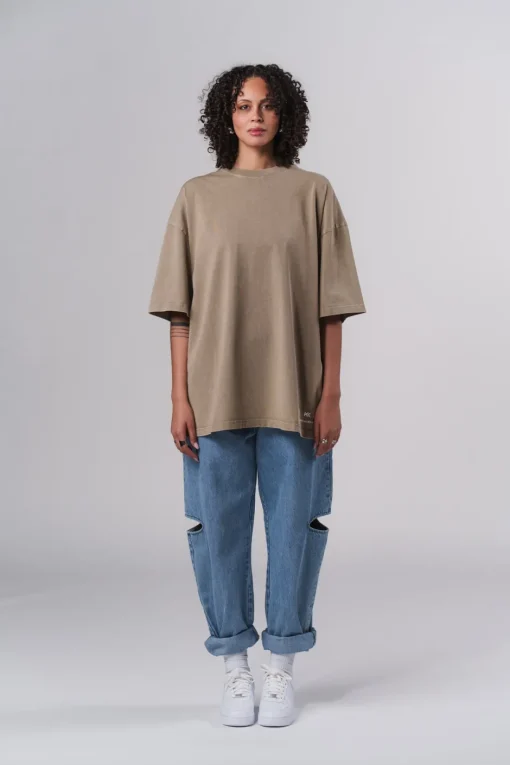 Hot Karo Kauer T-Shirt Washed Sand