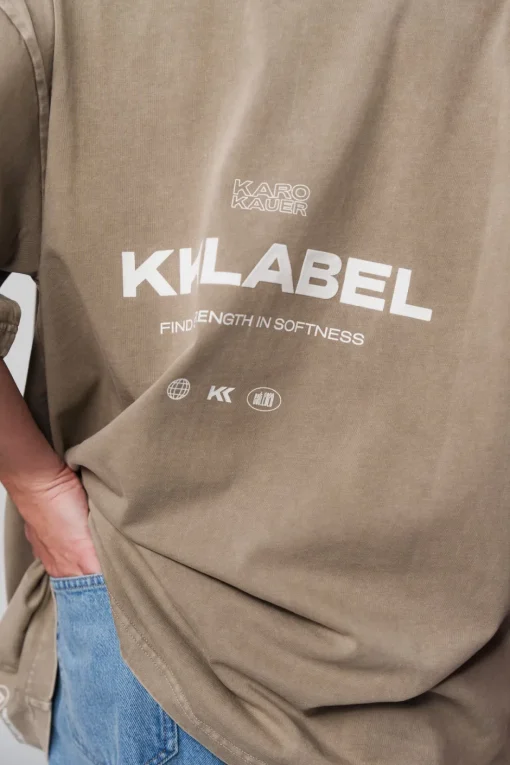 Hot Karo Kauer T-Shirt Washed Sand