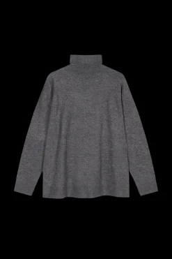 Discount Karo Kauer Turtleneck Knit Pullover Dark Grey