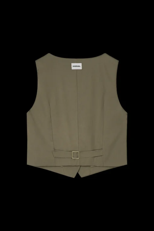 Best Karo Kauer Vest Olive