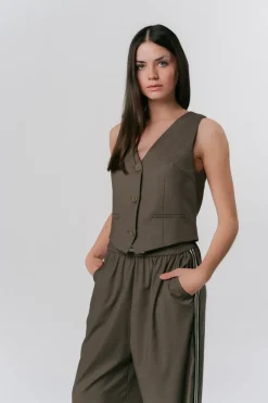 Best Karo Kauer Vest Olive