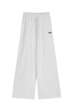 Online Karo Kauer Wide Leg Jogger Pants Light Grey