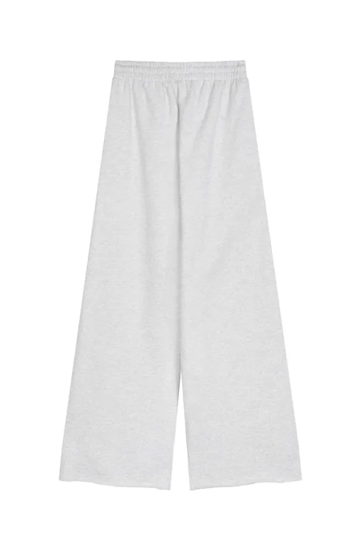 Online Karo Kauer Wide Leg Jogger Pants Light Grey