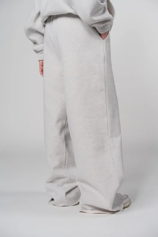 Online Karo Kauer Wide Leg Jogger Pants Light Grey