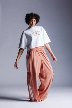 Outlet Karo Kauer Wide Leg Pants Rosewood