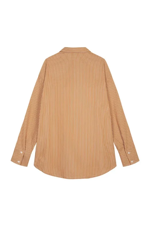 Clearance Karo Kauer Woven Blouse Camel