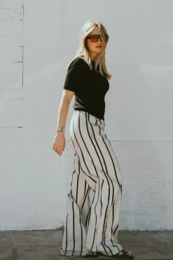 Discount Karo Kauer Woven Pants Striped Melange