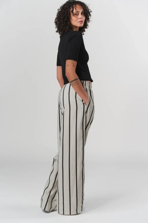 Discount Karo Kauer Woven Pants Striped Melange