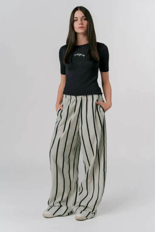 Discount Karo Kauer Woven Pants Striped Melange