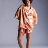 Fashion Karo Kauer Woven Shorts Aquarelle