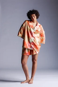 Fashion Karo Kauer Woven Shorts Aquarelle