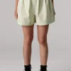 Clearance Karo Kauer Woven Shorts Striped Matcha