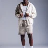 Online Karo Kauer Zipped Hoodie Beige