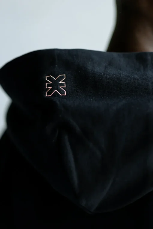 Hot Karo Kauer Zipped Hoodie Black 040