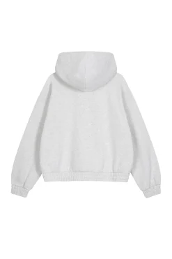 Online Karo Kauer Zipped Hoodie Light Grey