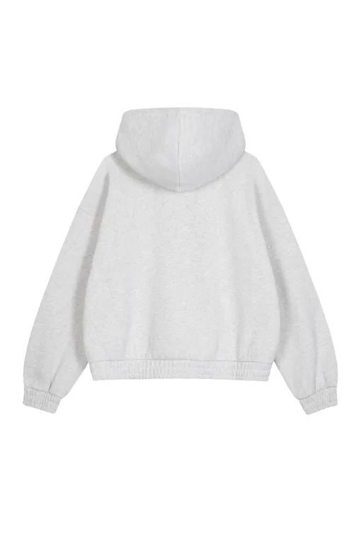 Online Karo Kauer Zipped Hoodie Light Grey